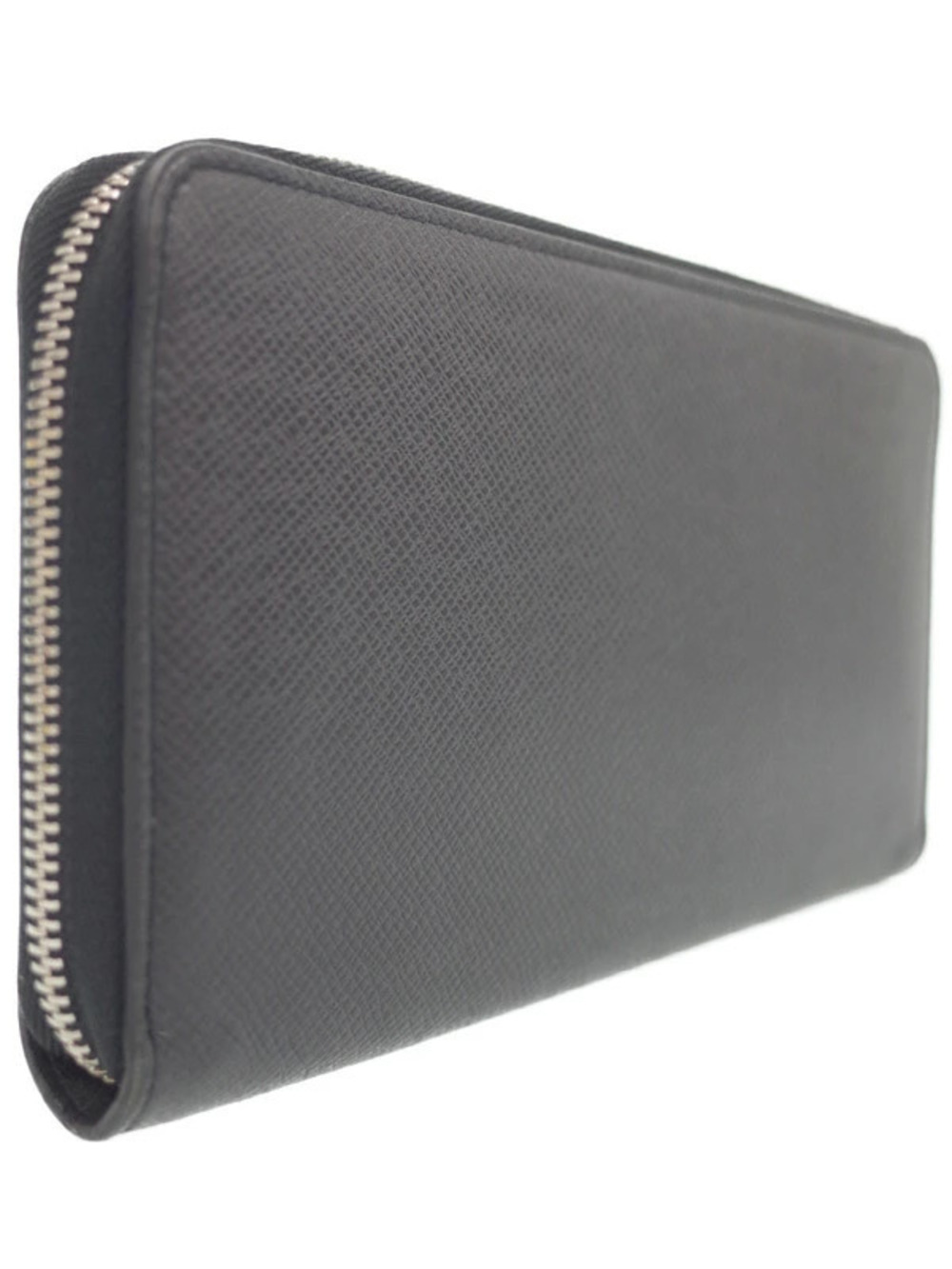 Louis Vuitton Taiga Long NM Zipper Wallet Organizer Zippy Round Black